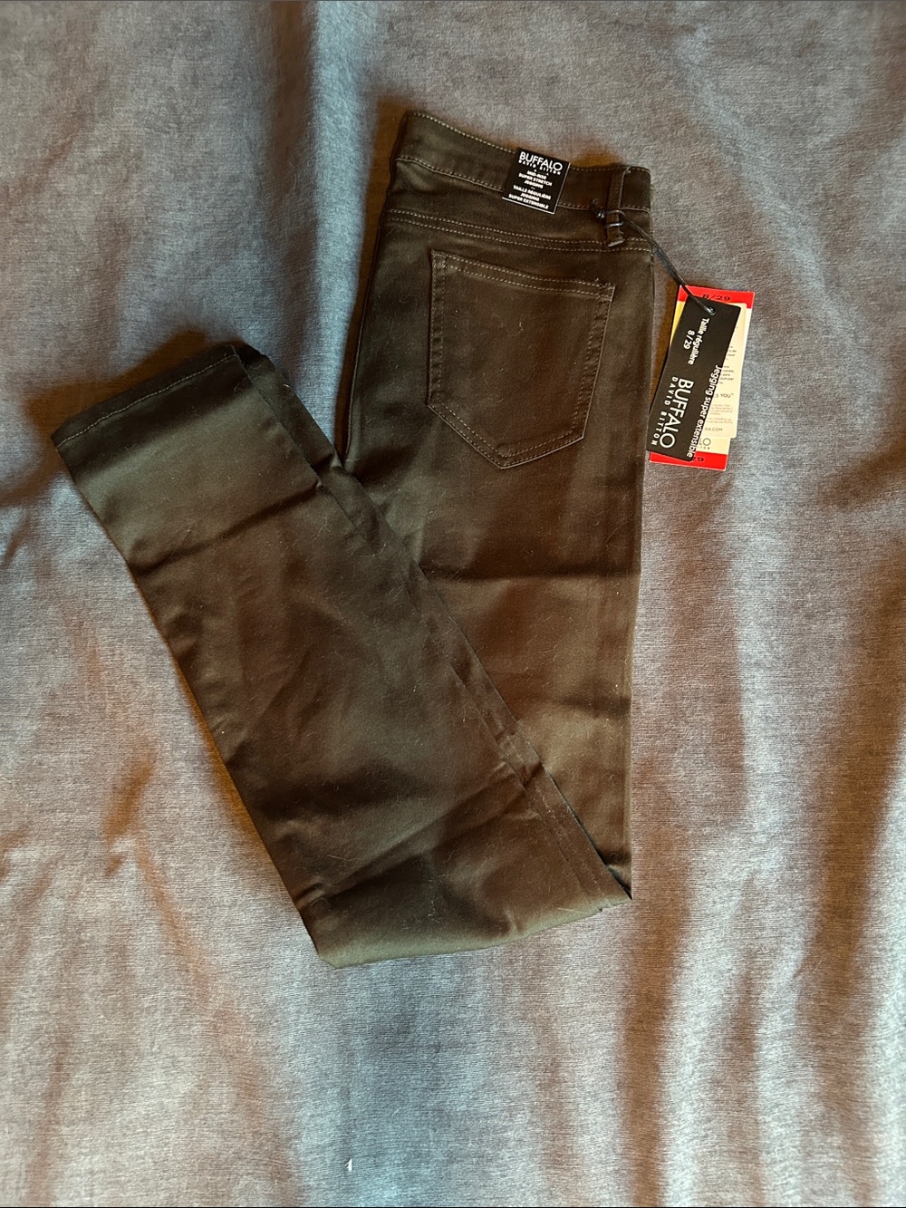 Buffalo David Bitton Woman’s Dark Brown Karolin Skinny Jeans